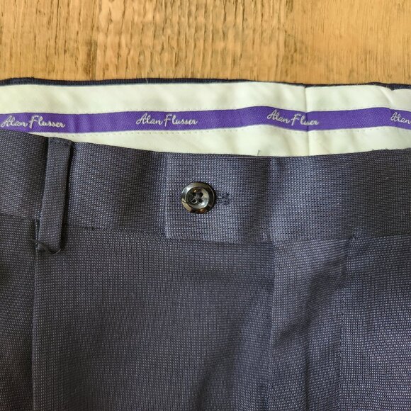 Alan Flusser Men's Pleated Front Pants 38Wx34L - Picture 6 of 10